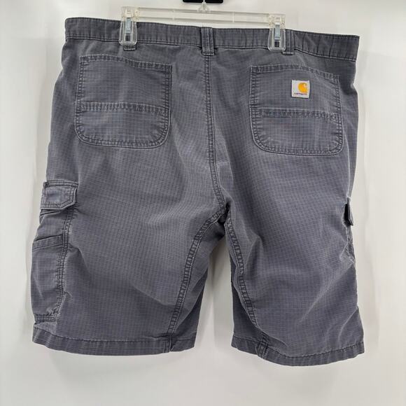 Carhartt Force Mens Sz42 Bluish Gray Relaxed Fit Ripstop Cargo Work Short - Picture 7 of 7